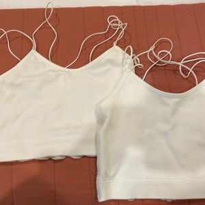 Cute White crop tops